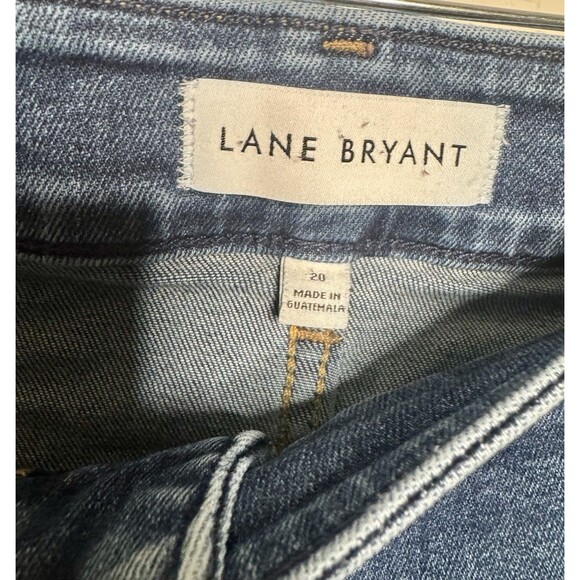 Lane Bryant signature fit high-rise girlfriend straight leg denim jeans - Picture 2 of 4